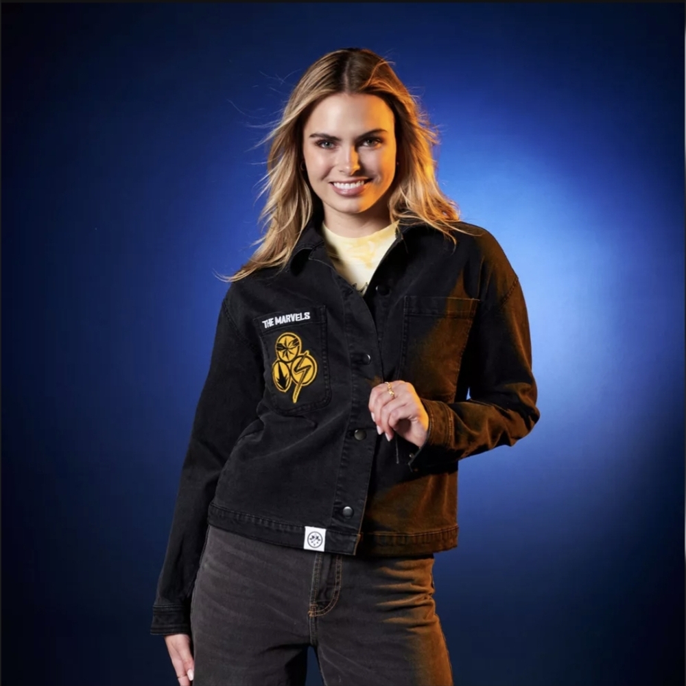 Marvel Black Jean Jacket